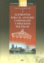 Elementos para el análisis comparado de los sistemas y procesos políticos, de Inmaculada Szmolka Vida | portada del libro
