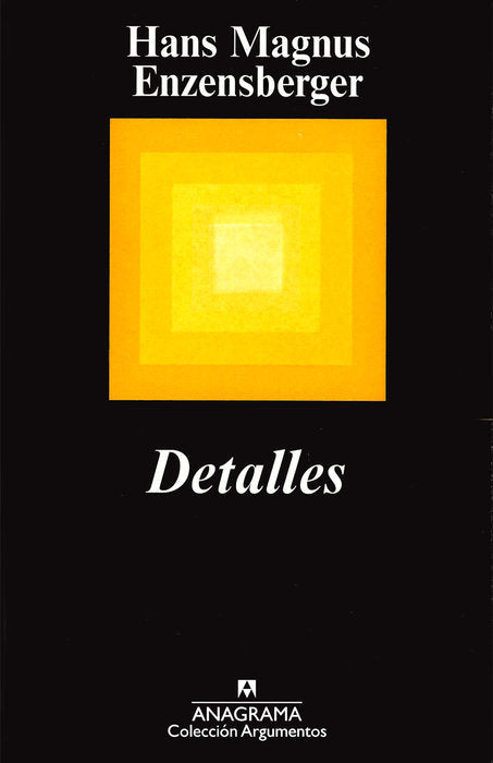 DETALLES, de Enzensberger | portada del libro