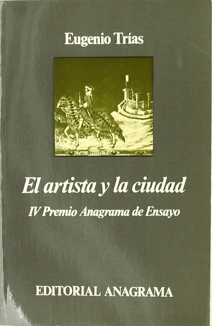 El artista y la ciudad, de Trías | portada del libro