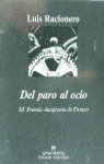 Del paro al ocio, de Racionero | portada del libro