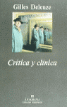 CRITICA Y CLINICA, de Deleuze | portada del libro