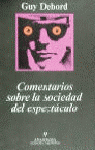 Comentarios sobre la sociedad del espectáculo, de Debord, Guy | portada del libro