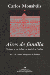 Aires de familia, de Monsiváis | portada del libro