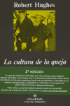 La cultura de la queja, de Hugues | portada del libro