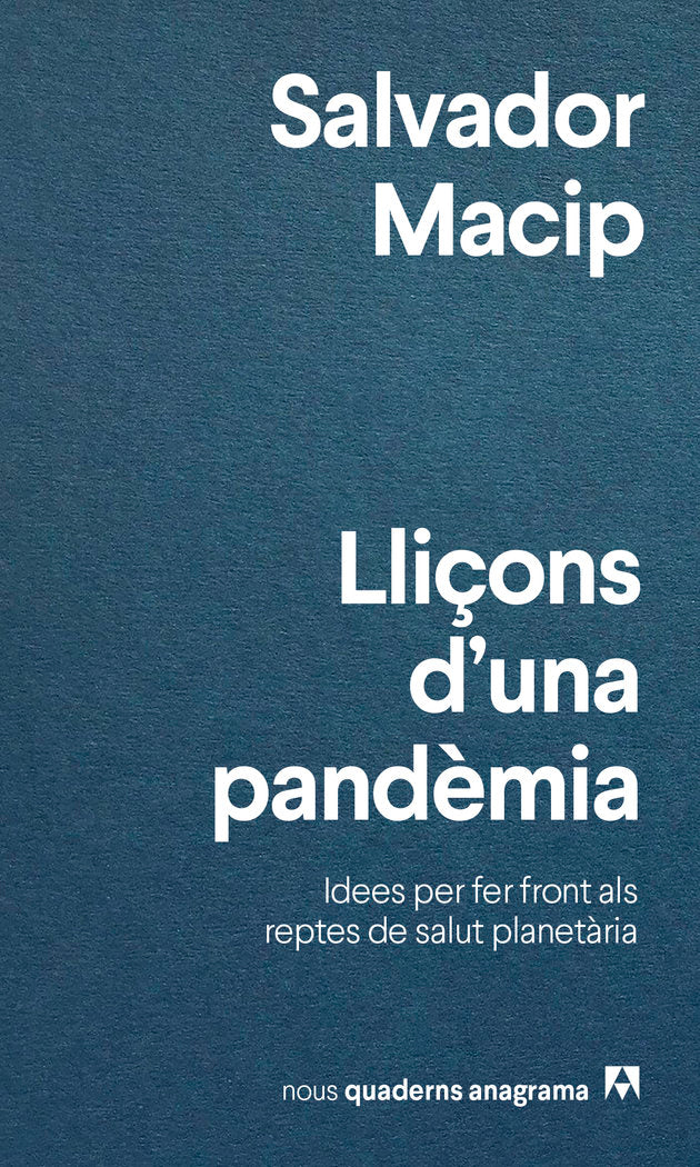 Lliçons d'una pandèmia, de Macip, Salvador | portada del libro