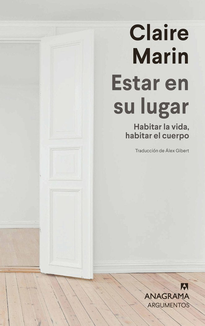 ESTAR EN SU LUGAR, de MARIN, CLAIRE | portada del libro
