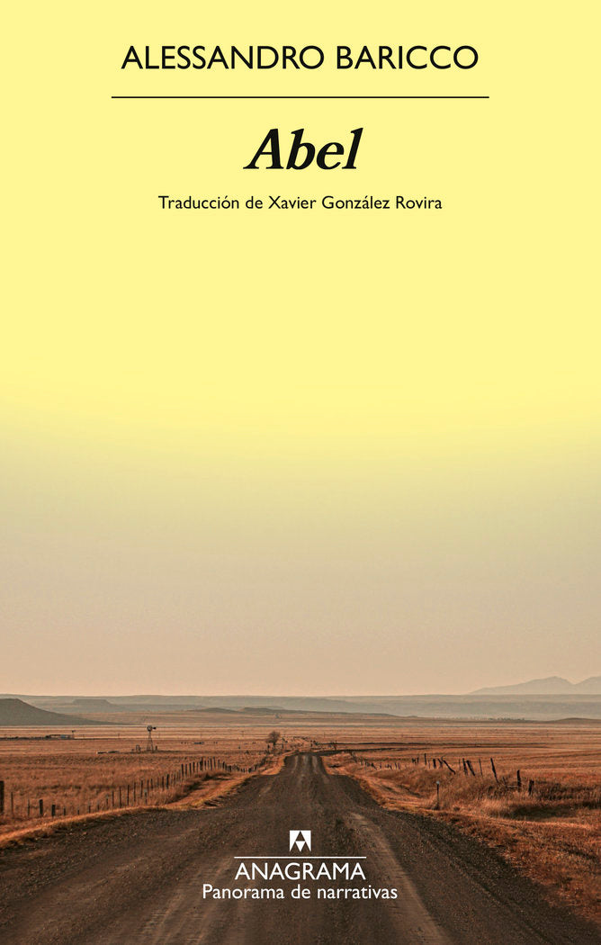 ABEL, de BARICCO, ALESSANDRO | portada del libro