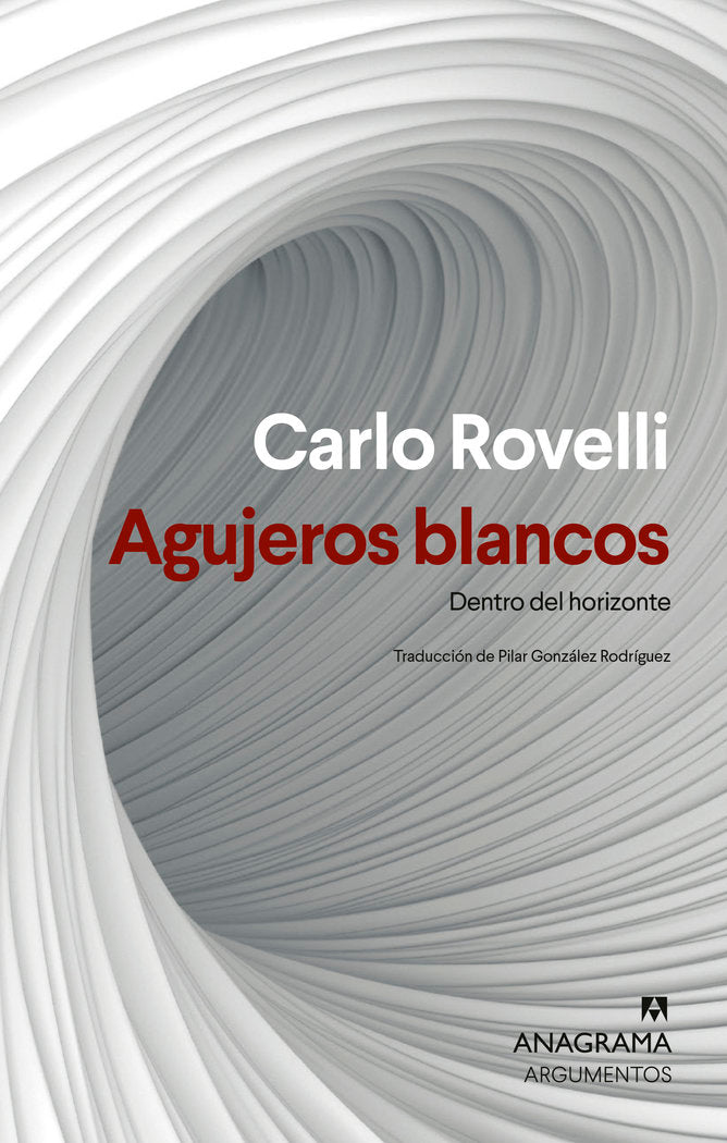 AGUJEROS BLANCOS, de ROVELLI | portada del libro