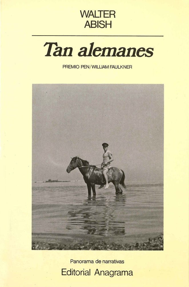 Tan alemanes, de Abish | portada del libro