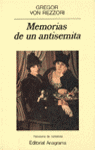 Memorias de un antisemita, de Rezzori | portada del libro