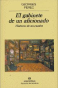 El gabinete de un aficionado, de Perec | portada del libro