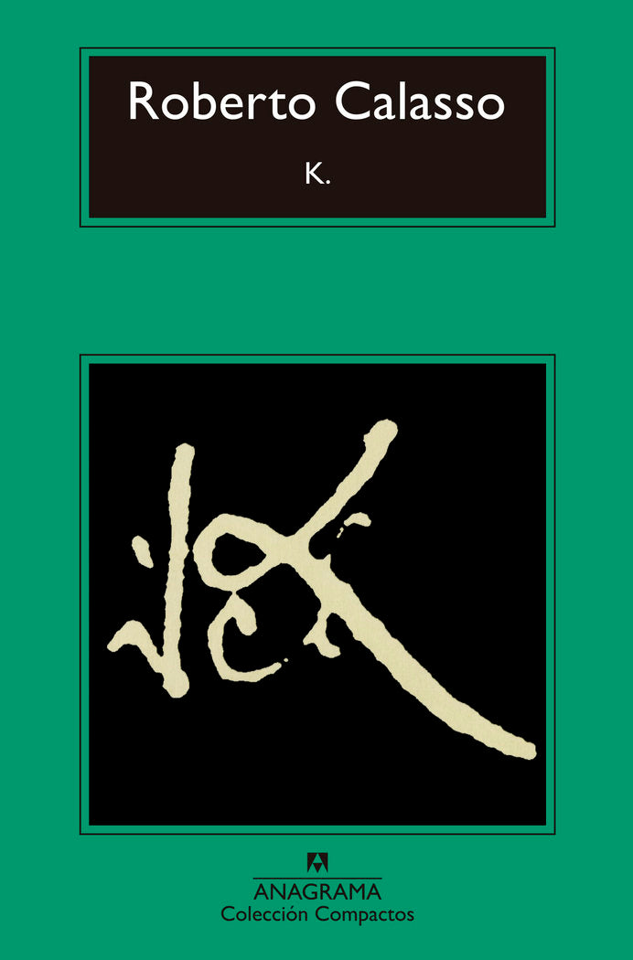 K., de Calasso, Roberto | portada del libro