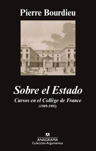 Sobre el Estado, de Bourdieu, Pierre | portada del libro