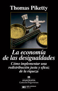 La economía de las desigualdades, de Piketty, Thomas | portada del libro