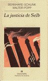 La justicia de Selb, de Schlink y Walter Popp, Bernhard | portada del libro