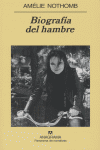 Biografía del hambre, de Nothomb | portada del libro