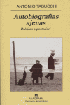 Autobiografías ajenas, de Tabucchi, Antonio | portada del libro