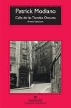 Calle de las Tiendas Oscuras, de Modiano | portada del libro