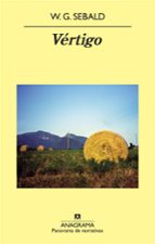 VERTIGO  *, de W.G. Sebald | portada del libro