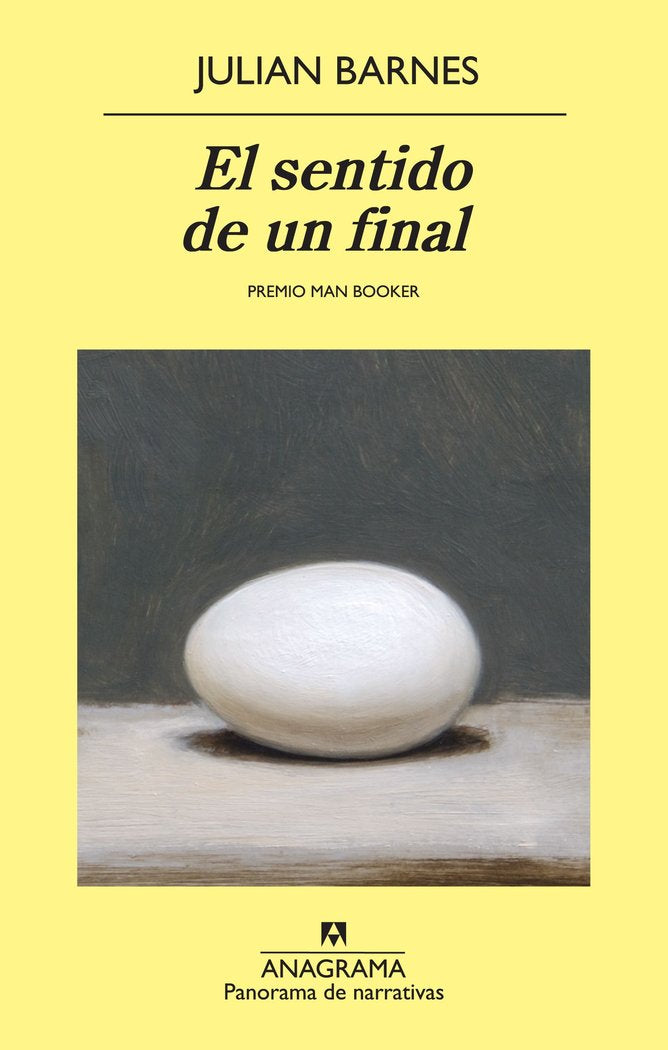 El sentido de un final, de Barnes | portada del libro