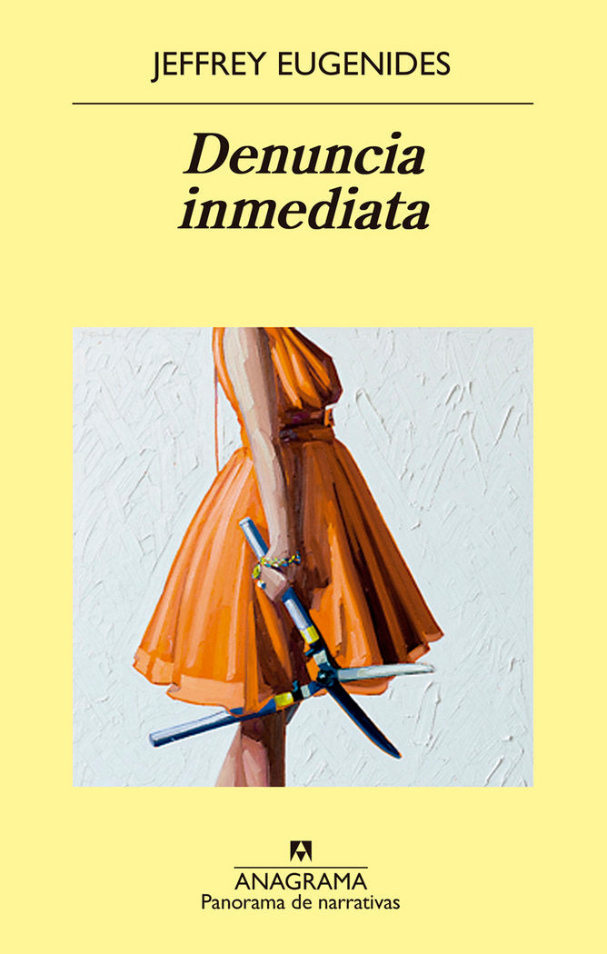 Denuncia inmediata, de Eugenides, Jeffrey | portada del libro