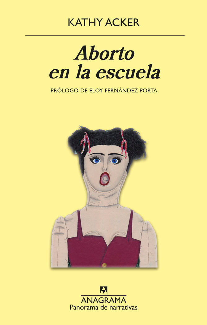 Aborto en la escuela, de Acker, Kathy | portada del libro