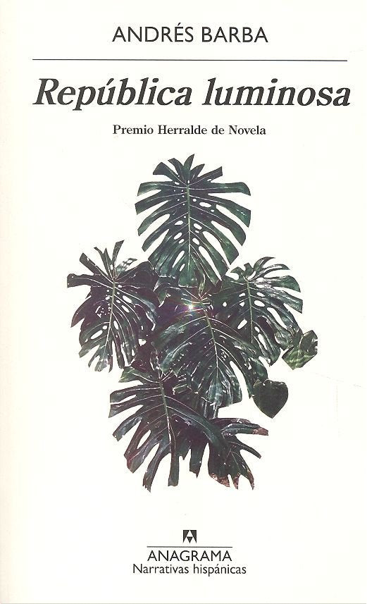 República luminosa, de Barba | portada del libro