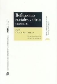 Las reflexiones sociales y otros escritos, de Canga Argüelles | portada del libro