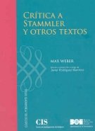 Crítica a Stammler y otros textos, de Weber | portada del libro
