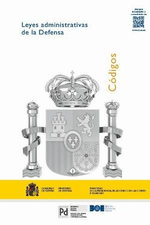Código de leyes administrativas de la Defensa, de Boletín Oficial del Estado | portada del libro