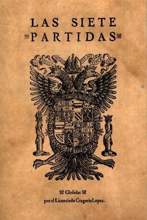 LAS SIETE PARTIDAS, de ALFONSO X , REY DE CASTILLA | portada del libro