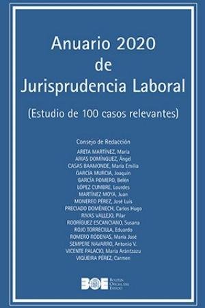ANUARIO DE 2020 DE JURISPRUDENCIA LABORAL (ESTUDIO DE 100 CASOS R | portada del libro