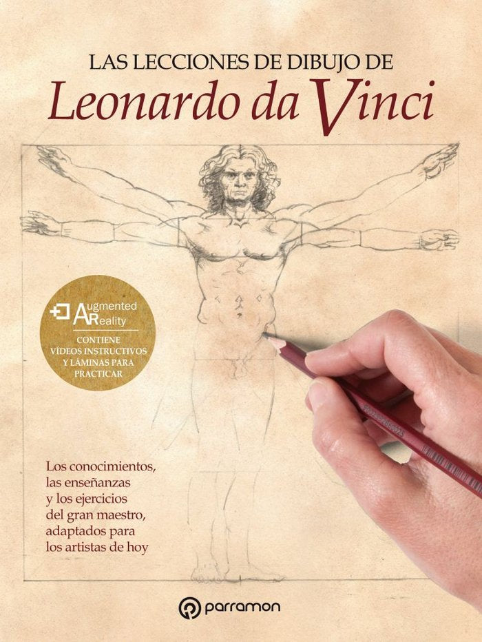 Las lecciones de dibujo de Leonardo Da Vinci, de Equipo Parramón | portada del libro