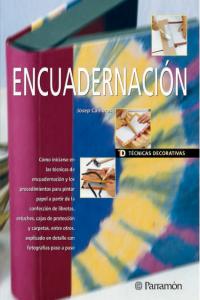 TECNICAS DECORATIVAS ENCUADERNACION, de AA.VV. | portada del libro