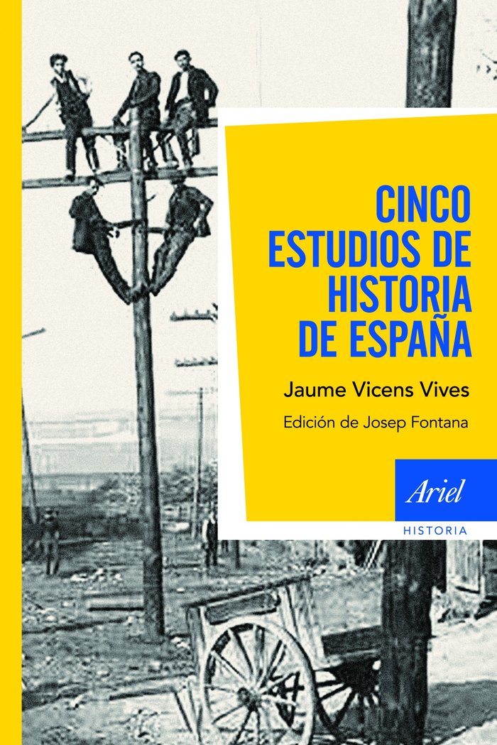 Cinco estudios de Historia de España, de Vicens Vives | portada del libro