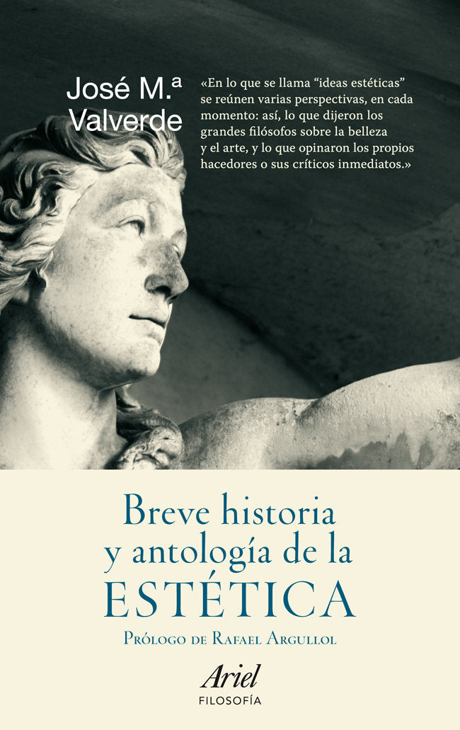 Breve historia y antología de la estética, de Valverde Pacheco | portada del libro