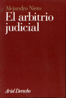 EL ARBITRIO JUDICIAL, de NIETO | portada del libro