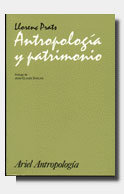 Antropología y patrimonio, de Prats | portada del libro