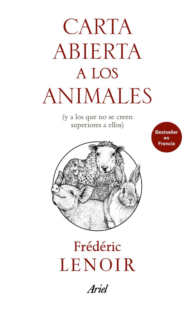 Carta abierta a los animales, de Lenoir, Frédéric | portada del libro