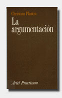 La argumentación, de CHRISTIAN PLANTIN | portada del libro