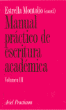 Manual práctico de escritura académica, III, de Montolío | portada del libro