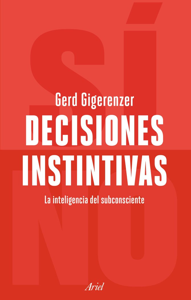 Decisiones instintivas, de Gigerenzer | portada del libro