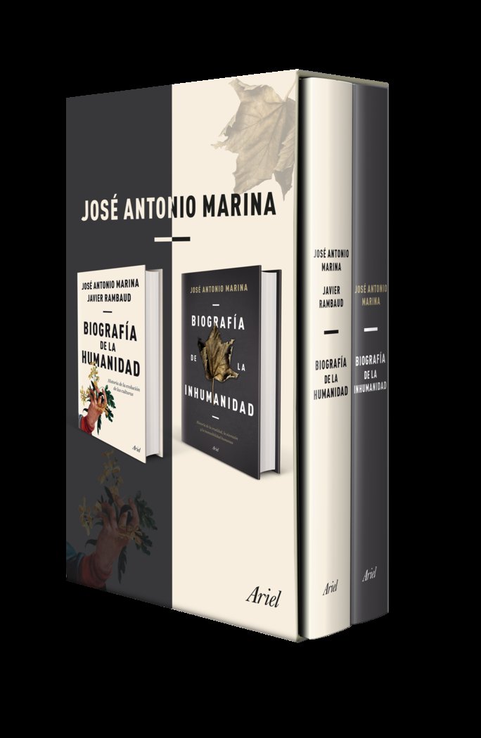 Estuche Biografia de la inhumanidad + Biografía de la humanidad, de Marina | portada del libro