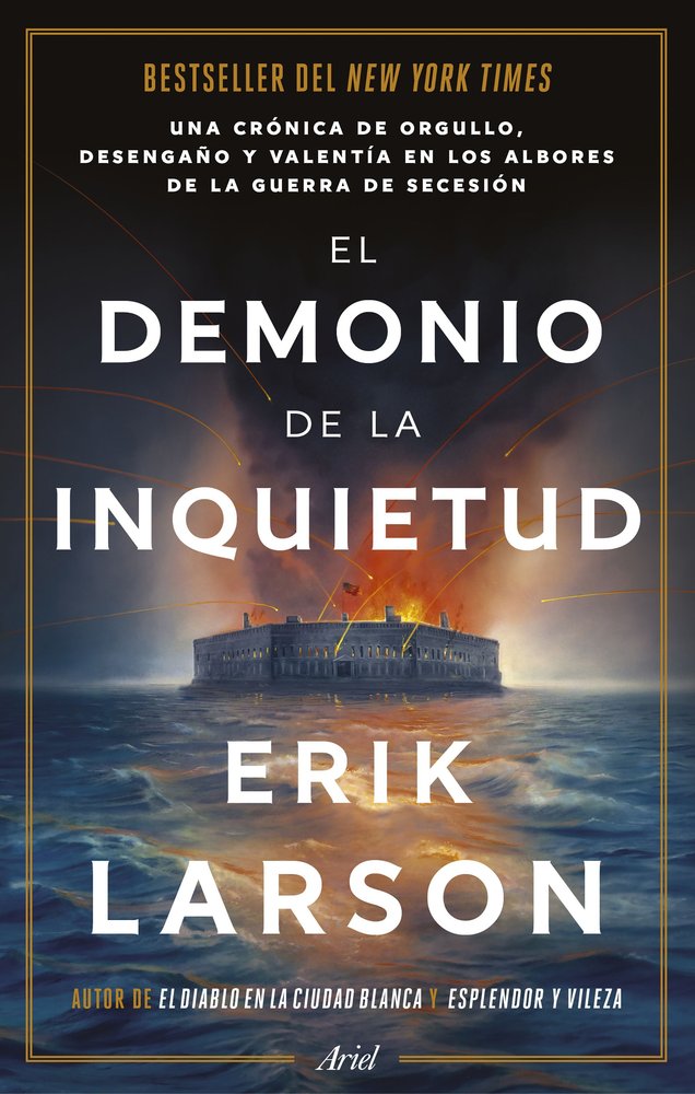 EL DEMONIO DE LA INQUIETUD, de ERIK LARSON | portada del libro