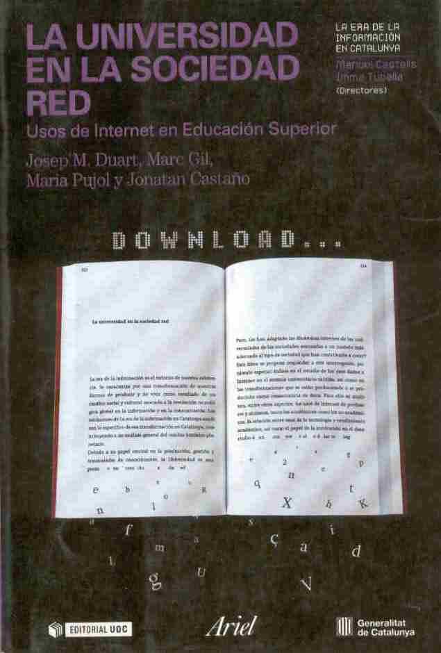 La universidad en la sociedad red, de Duart | portada del libro
