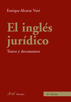 El inglés jurídico, de Alcaraz, Enrique | portada del libro