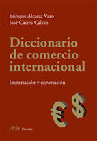 Diccionario de comercio internacional, de Alcaraz | portada del libro
