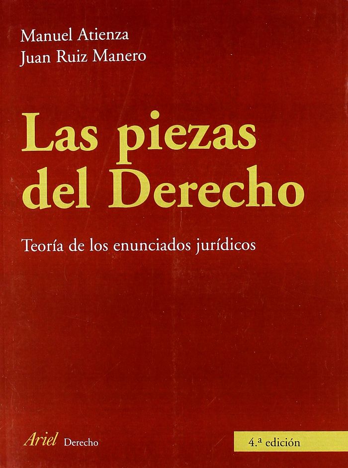 Las piezas del derecho, de Ruiz | portada del libro