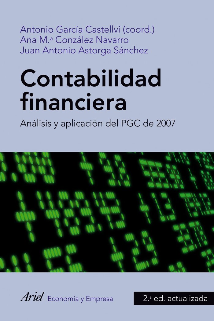 Contabilidad financiera, de García Castellví, Antonio | portada del libro
