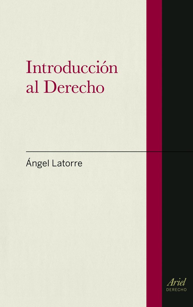 Introducción al Derecho, de Latorre, Ángel | portada del libro